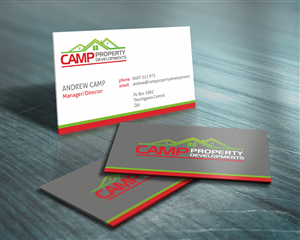 Business Card Design by HYPdesign for Camp Property developments | Design: #1558776