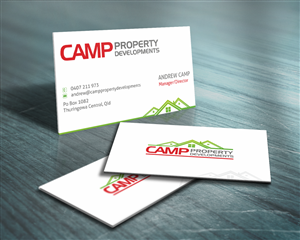 Business Card Design by HYPdesign for Camp Property developments | Design: #1558784