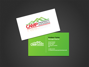 Business Card Design by tapstudio for Camp Property developments | Design: #1560076