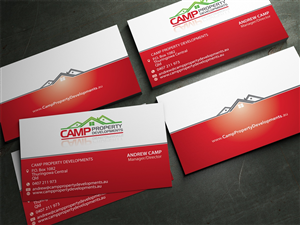 Business Card Design by shazigns for Camp Property developments | Design: #1560741