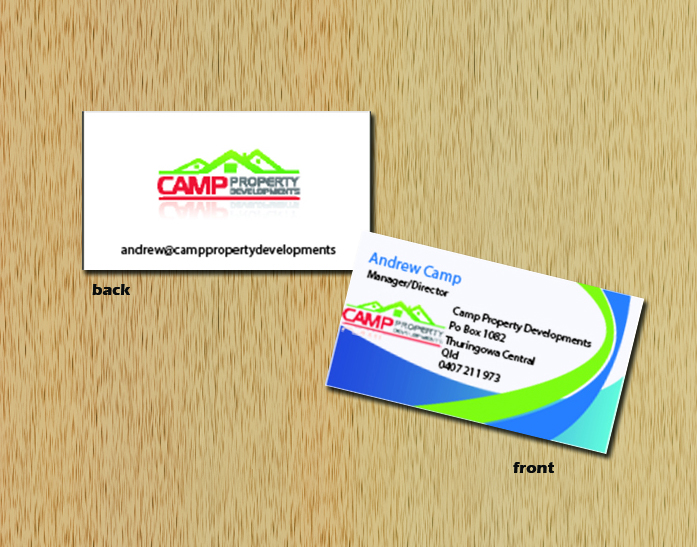 Business Card Design by arch_mahfuz for Camp Property developments | Design #1560046