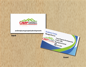 Diseño de Tarjeta de Presentación por arch_mahfuz para Camp Property developments | Diseño: #1560046