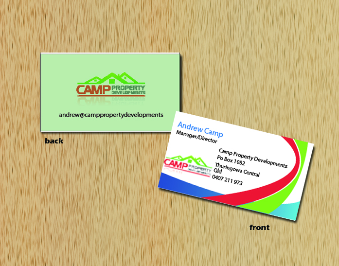 Business Card Design by arch_mahfuz for Camp Property developments | Design #1560104