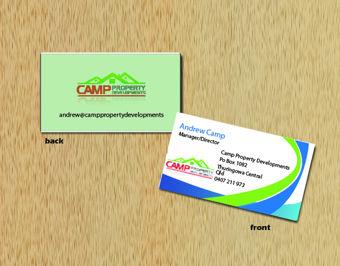 Business Card Design by arch_mahfuz for Camp Property developments | Design #1560110