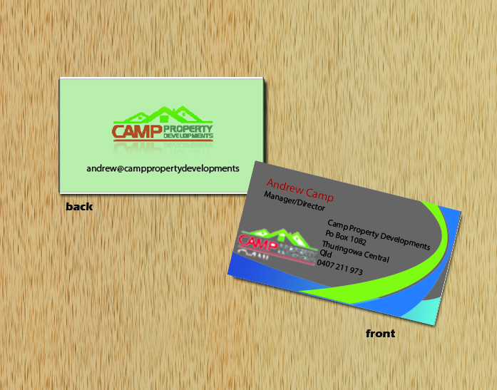 Business Card Design by arch_mahfuz for Camp Property developments | Design #1560295