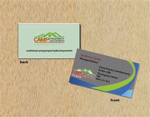 Diseño de Tarjeta de Presentación por arch_mahfuz para Camp Property developments | Diseño: #1560295