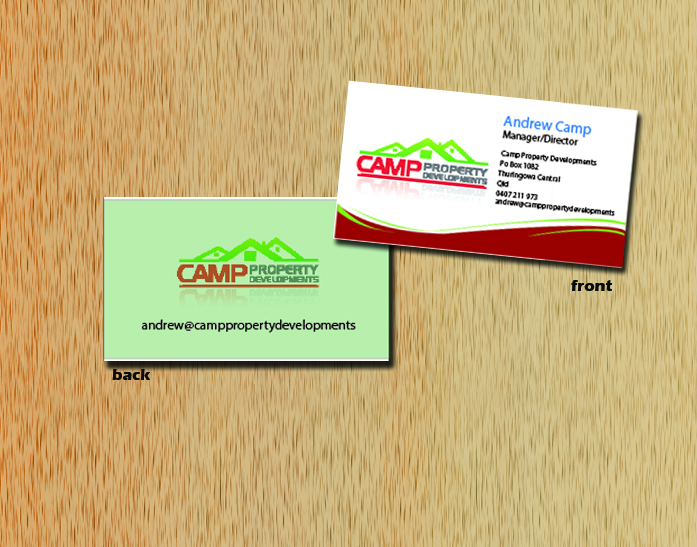 Business Card Design by arch_mahfuz for Camp Property developments | Design #1560314
