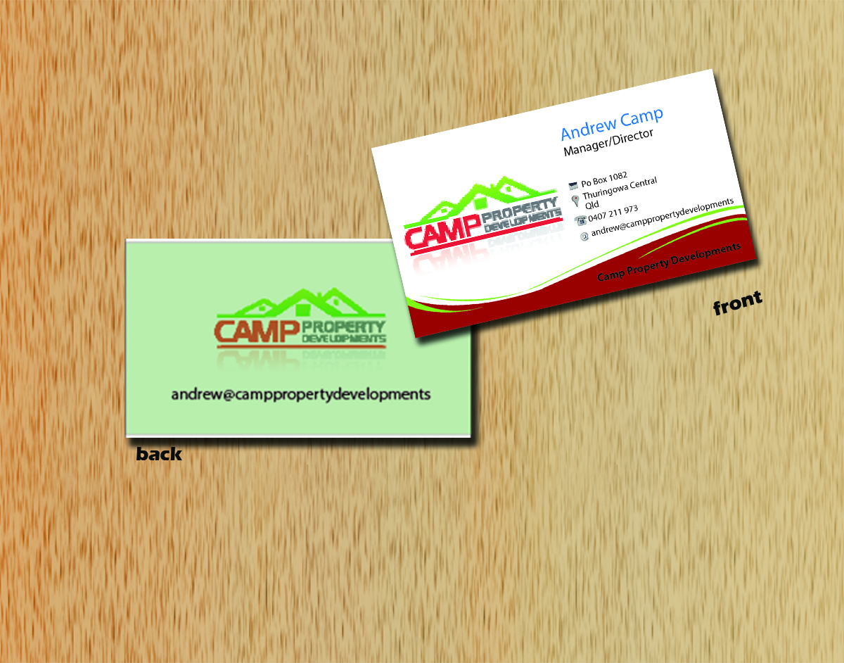 Diseño de Tarjeta de Presentación por arch_mahfuz para Camp Property developments | Diseño #1560445
