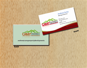 Diseño de Tarjeta de Presentación por arch_mahfuz para Camp Property developments | Diseño: #1560445
