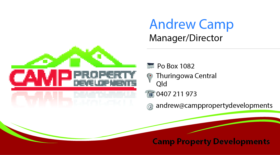 Design de Carte de Visite par arch_mahfuz pour Camp Property developments | Design #1560460