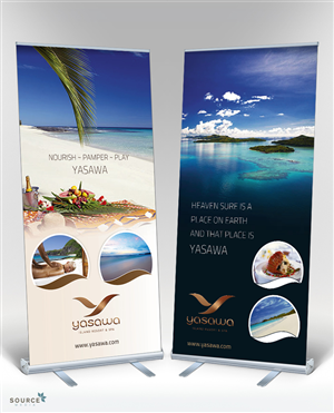 Poster Design by Source Media for yasawa island resort and spa | Design: #5791293