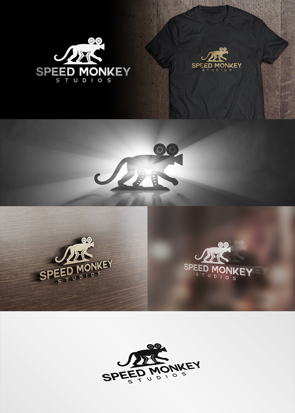 Logo Design by art by SUGU for Speed Monkey Studios | Design #5740285