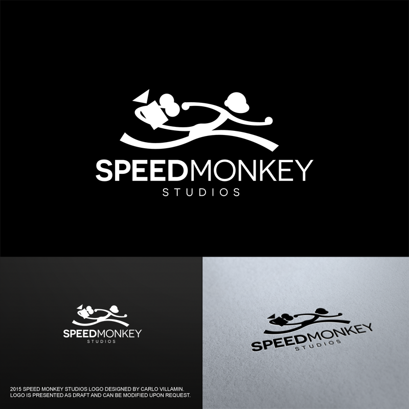 Logo Design by carlomagno for Speed Monkey Studios | Design #5747993