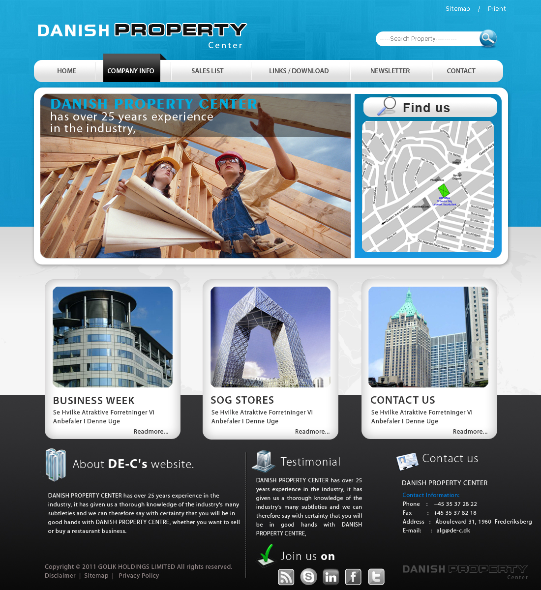 Web Design par webxvision pour Catillo Aps | Design #297531