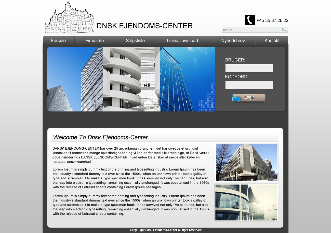 Web Design by LogoDesigns.ae for Catillo Aps | Design #297588