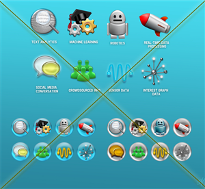 Need 8 icons (technology and data) | Icon Design by Tildinaz