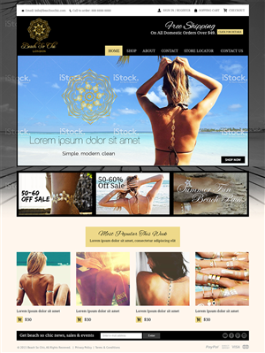 Web Design by RupalTechno for beach so chic | Design: #5721838