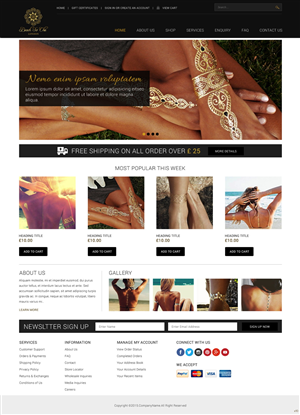 Web Design par pb pour beach so chic | Design : #5721079