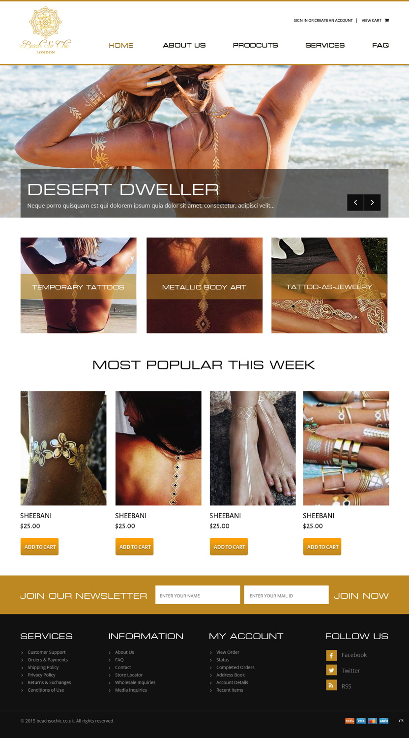 Web Design by pb for beach so chic | Design #5721088