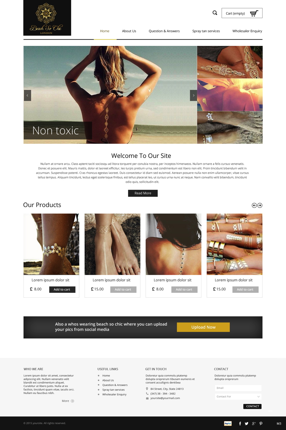 Web Design by pb for beach so chic | Design #5721100