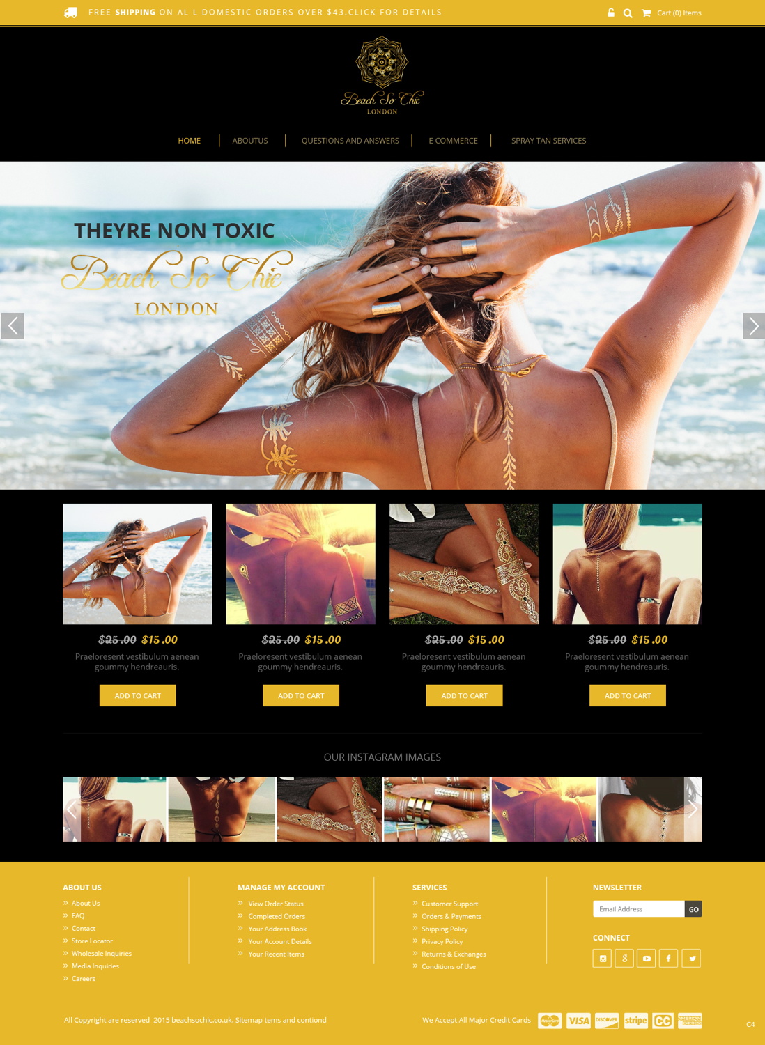 Web Design by pb for beach so chic | Design #5721102