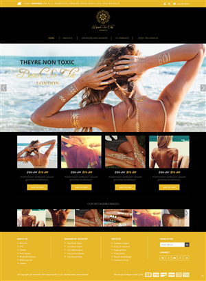 Web Design par pb pour beach so chic | Design : #5721102