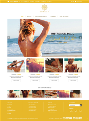 Web Design par pb pour beach so chic | Design : #5721105