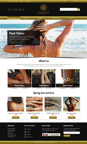 Web Design par pb pour beach so chic | Design : #5721110