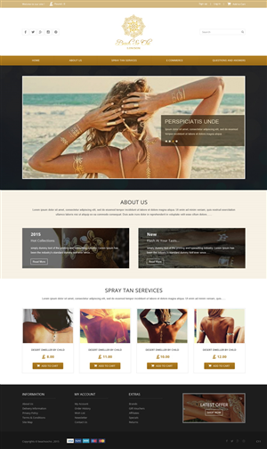 Web Design par pb pour beach so chic | Design : #5721122