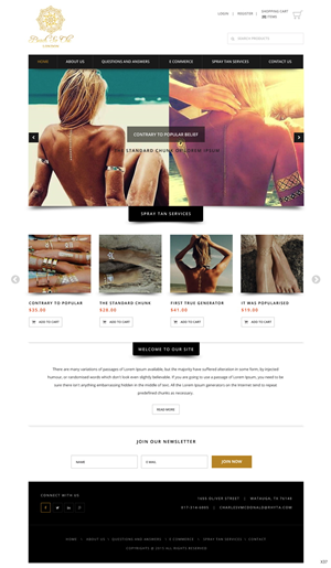 Web Design by pb for beach so chic | Design: #5721145