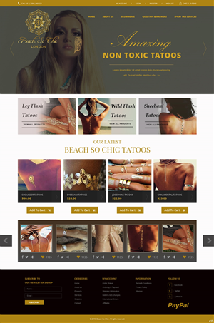Web Design by pb for beach so chic | Design: #5721156