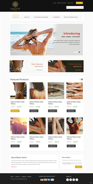 Web Design by pb for beach so chic | Design: #5721164