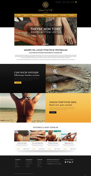 Web Design by pb for beach so chic | Design: #5721171