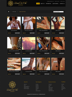 Web Design par OM pour beach so chic | Design : #5756726