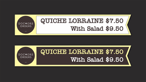 Label design needed for cafe display  | Graphic Design by Maestroto