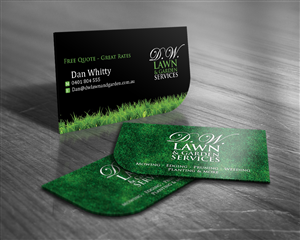 Business Card Design by Cyanide Designz for D.W. Lawn & Garden Services | Design: #1569023
