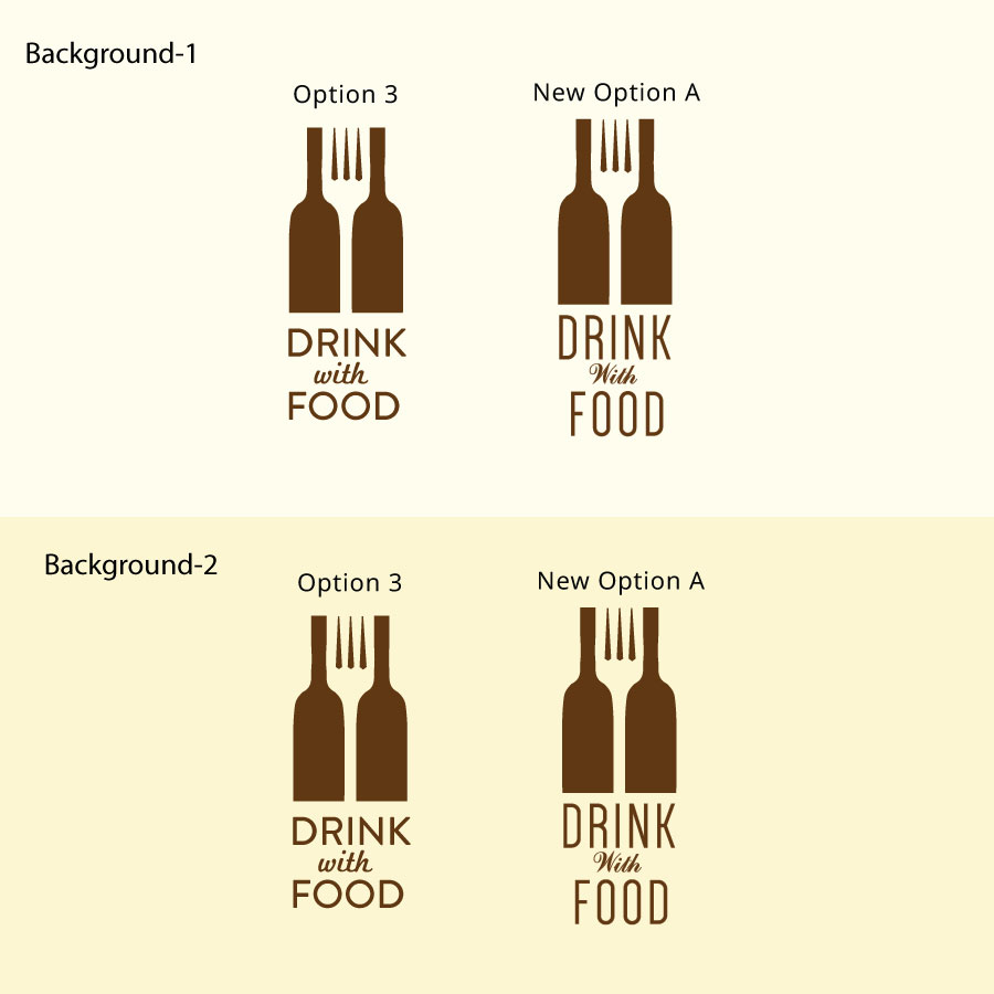 Logo Design by Chaitanya S. for Drink with Food | Design: #5763227