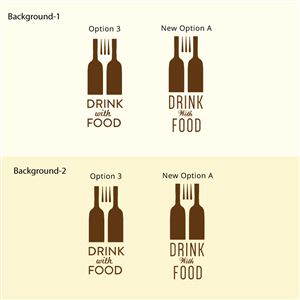 Logo Design by Chaitanya S. for Drink with Food | Design: #5763227