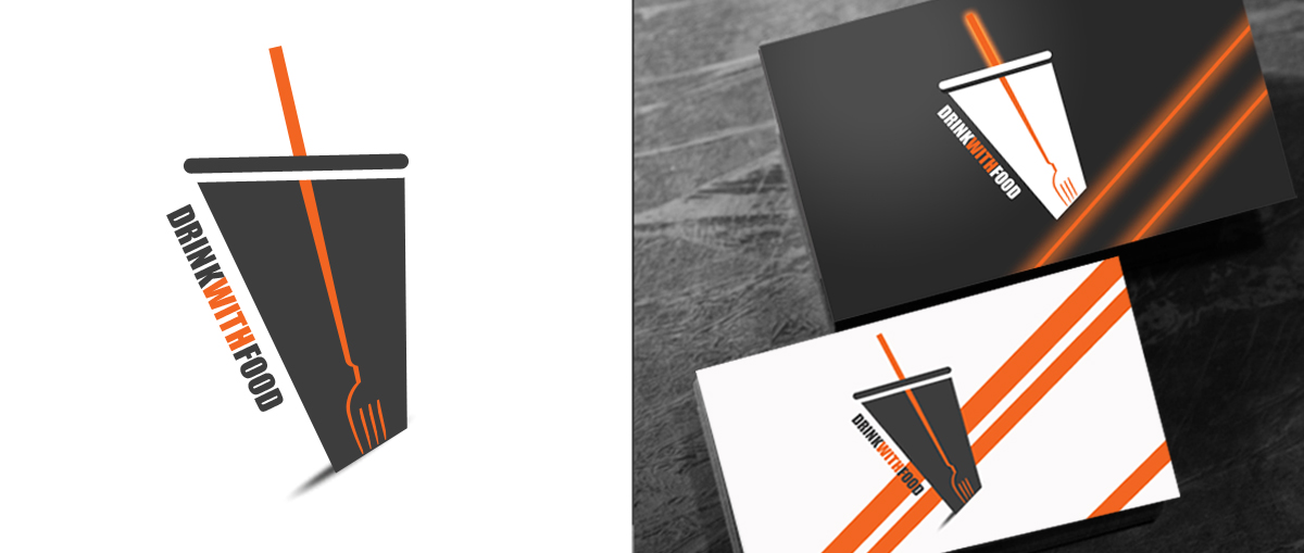 Logo-Design von DINGER-BROS für Drink with Food | Design #5763244