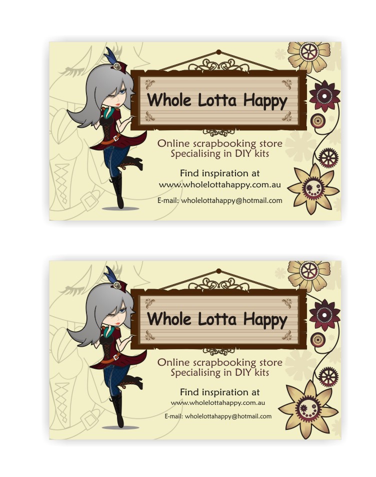 Business Card Design by My Vector for Whole Lotta Happy | Design: #1565918