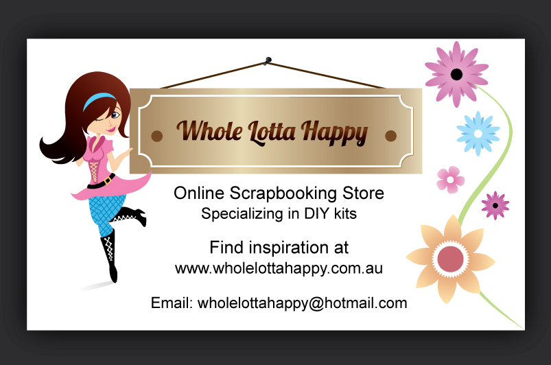 Business Card Design by ESolz Technologies for Whole Lotta Happy | Design #1567022