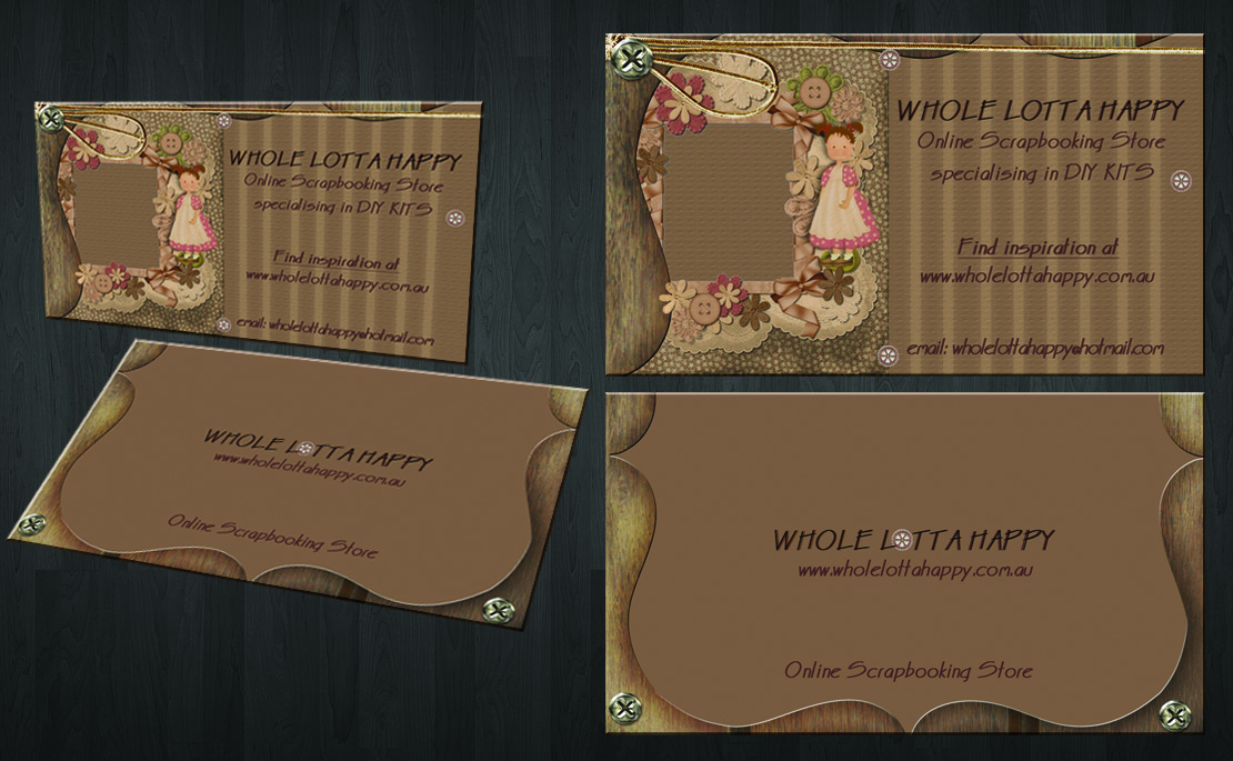 Business Card Design by Pankhuri Badal for Whole Lotta Happy | Design #1570128