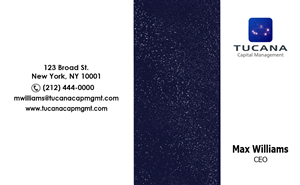 Business Card Design Project for Investment Fund | Business Card Design by Cyanide Design
