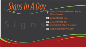 Visitenkarten-Design von arch_mahfuz für signs in a day | Design: #1563438