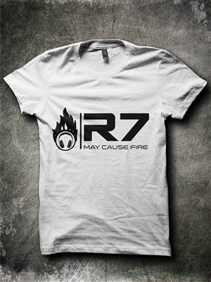 R7 - May Cause Fire (EDM t-shirt) | T-shirt Design by Jonya