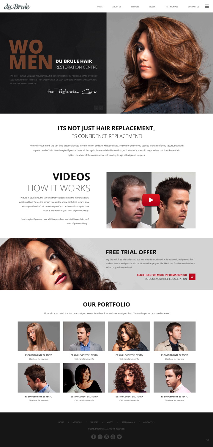 Web Design by pb for this project | Design #5721225