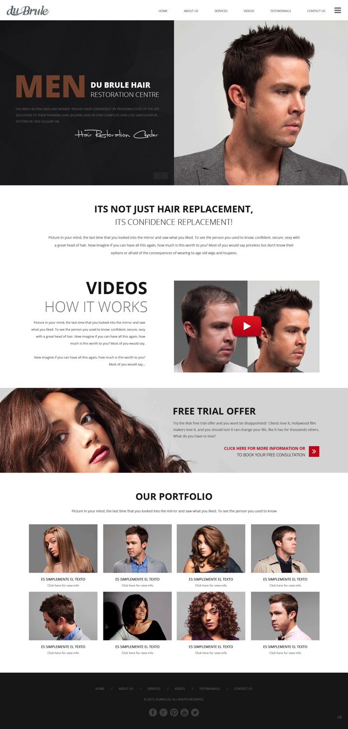 Web Design by pb for this project | Design #5721229