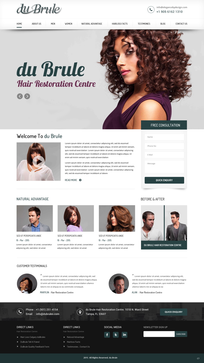 Web Design by pb for this project | Design #5721239