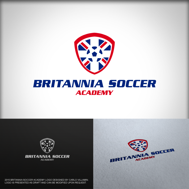 Logo Design by carlomagno for Britannia Soccer Academy | Design #5716304