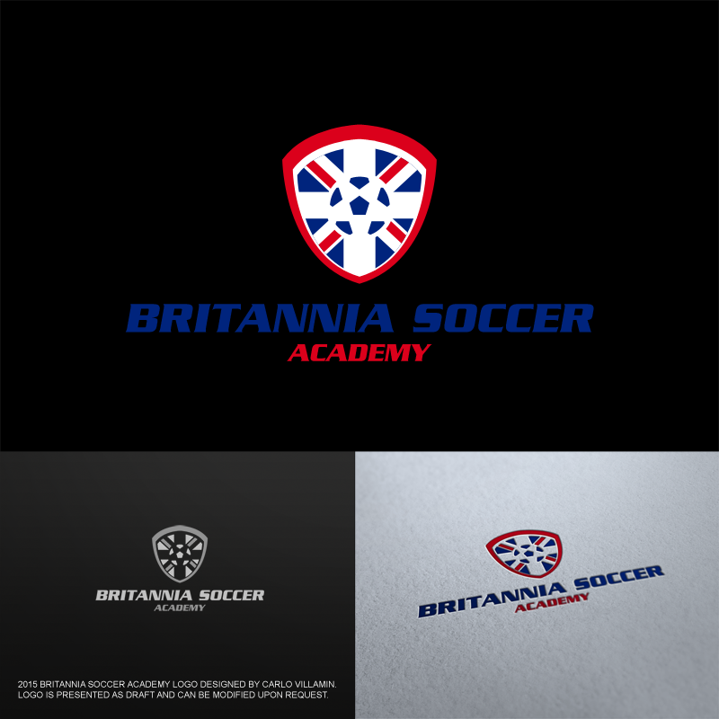 Logo Design by carlomagno for Britannia Soccer Academy | Design #5716305